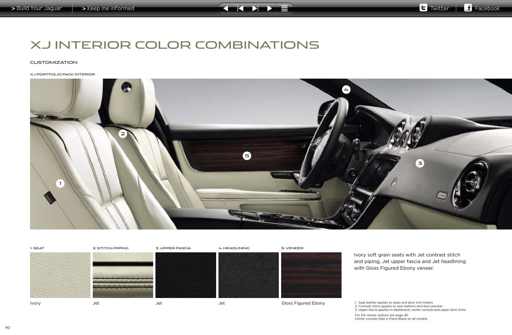 2013 Jaguar XJ Brochure Page 25